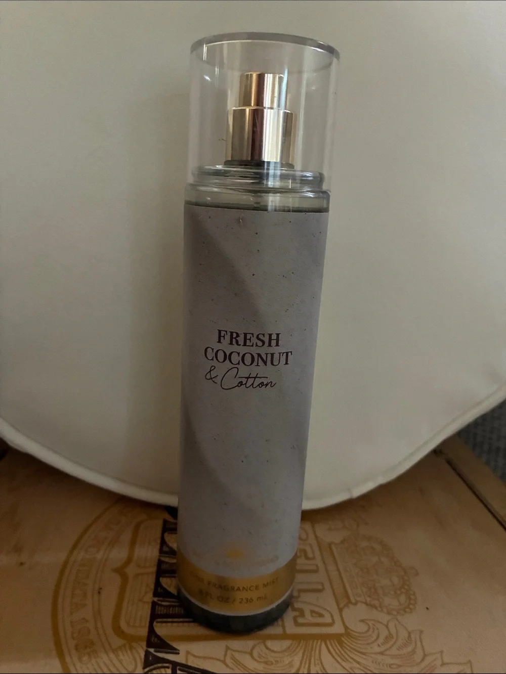 Fresh Coconut & Cotton Fragrance Mist - Gray